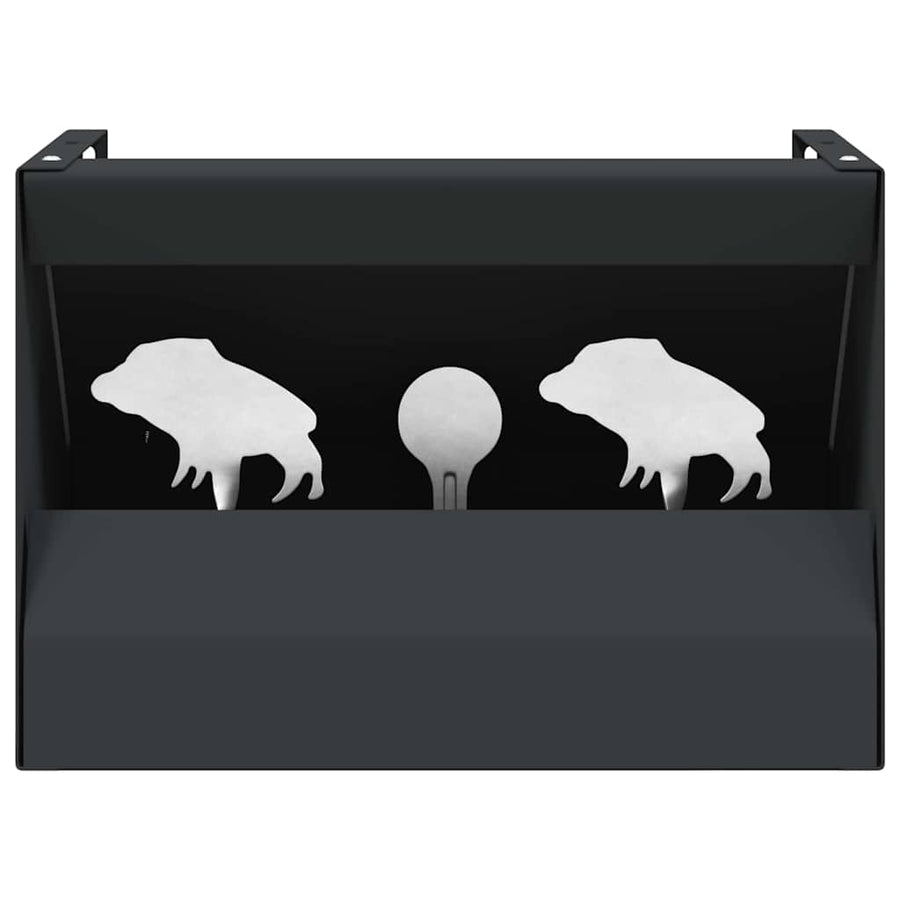 Kogel Trap Box Zwart 29 x 22 x 20 cm Staal