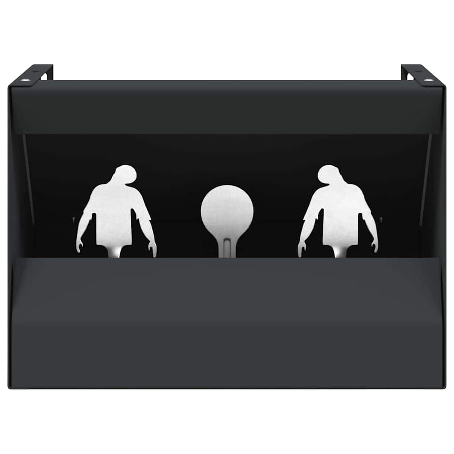 Kogel Trap Box Zwart 29 x 22 x 20 cm Staal