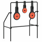 Schietsportdoel staal zwart 40x34x53 cm