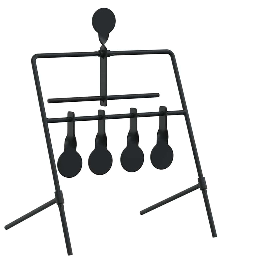Schietdoel Zwart 40 x 34 x 53 cm Staal