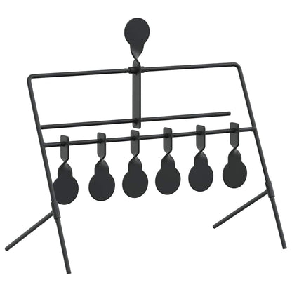 Schietdoel Zwart 40 x 34 x 53 cm Staal