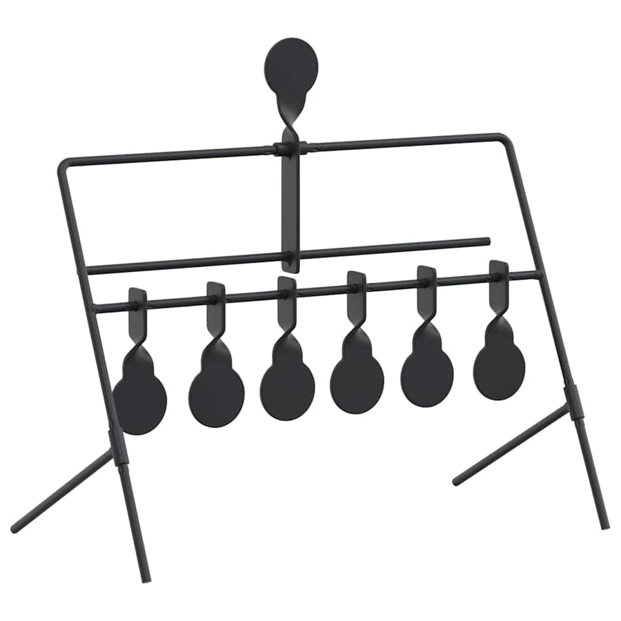 Schietdoel Zwart 40 x 34 x 53 cm Staal