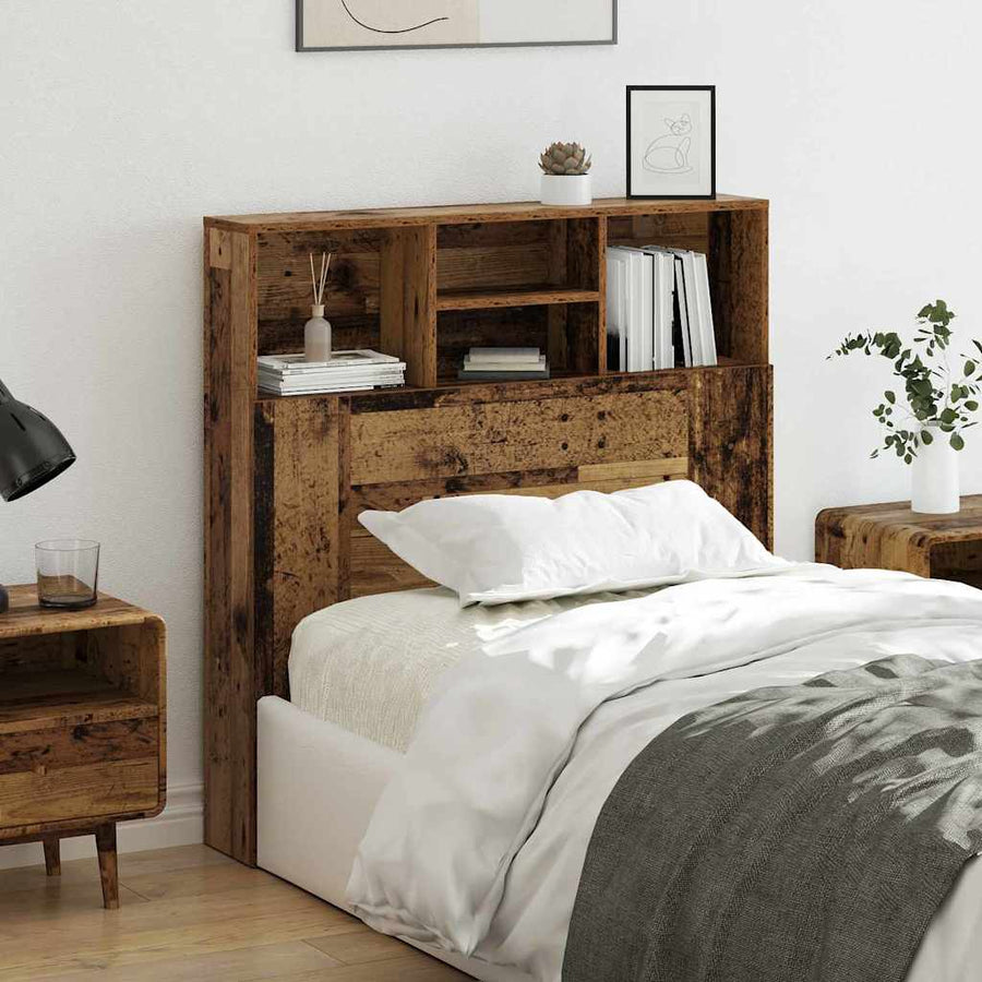 Hoofdeinde kas Oud hout 100 x 19 x 103.5 cm Bewerkt hout