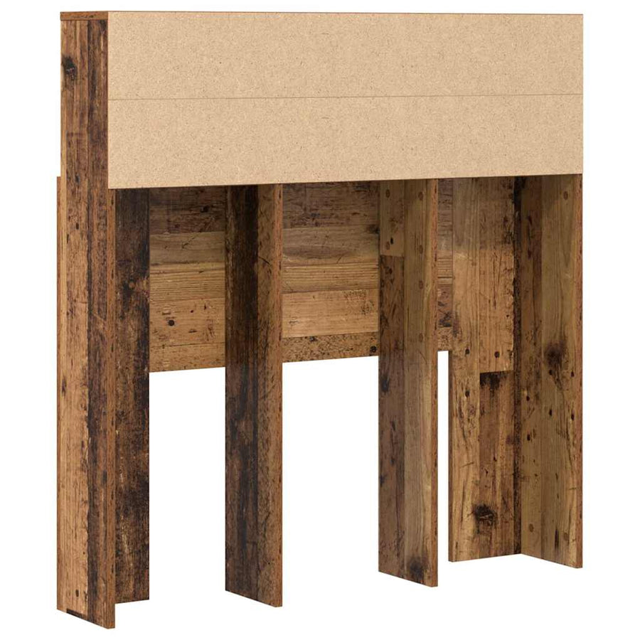 Hoofdeinde kas Oud hout 100 x 19 x 103.5 cm Bewerkt hout