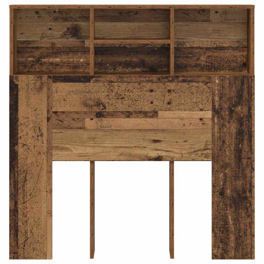 Hoofdeinde kas Oud hout 100 x 19 x 103.5 cm Bewerkt hout