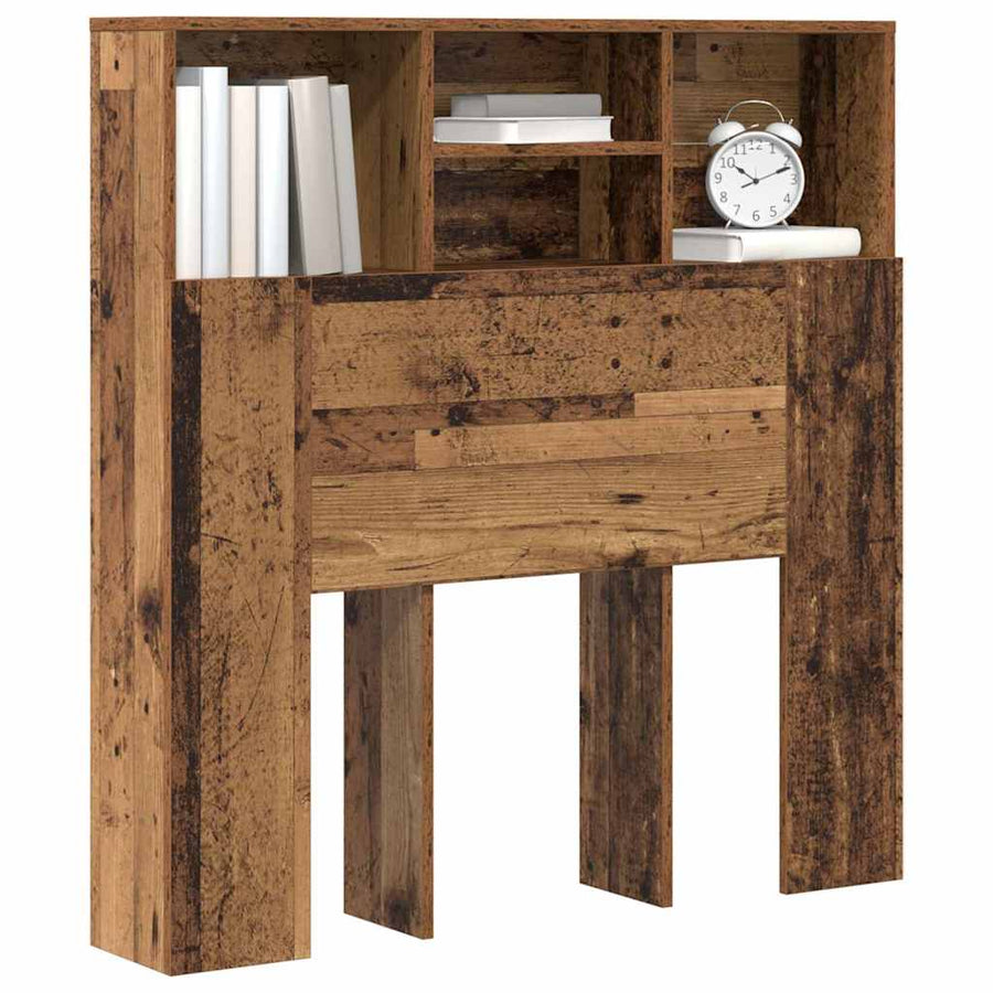 Hoofdeinde kas Oud hout 100 x 19 x 103.5 cm Bewerkt hout