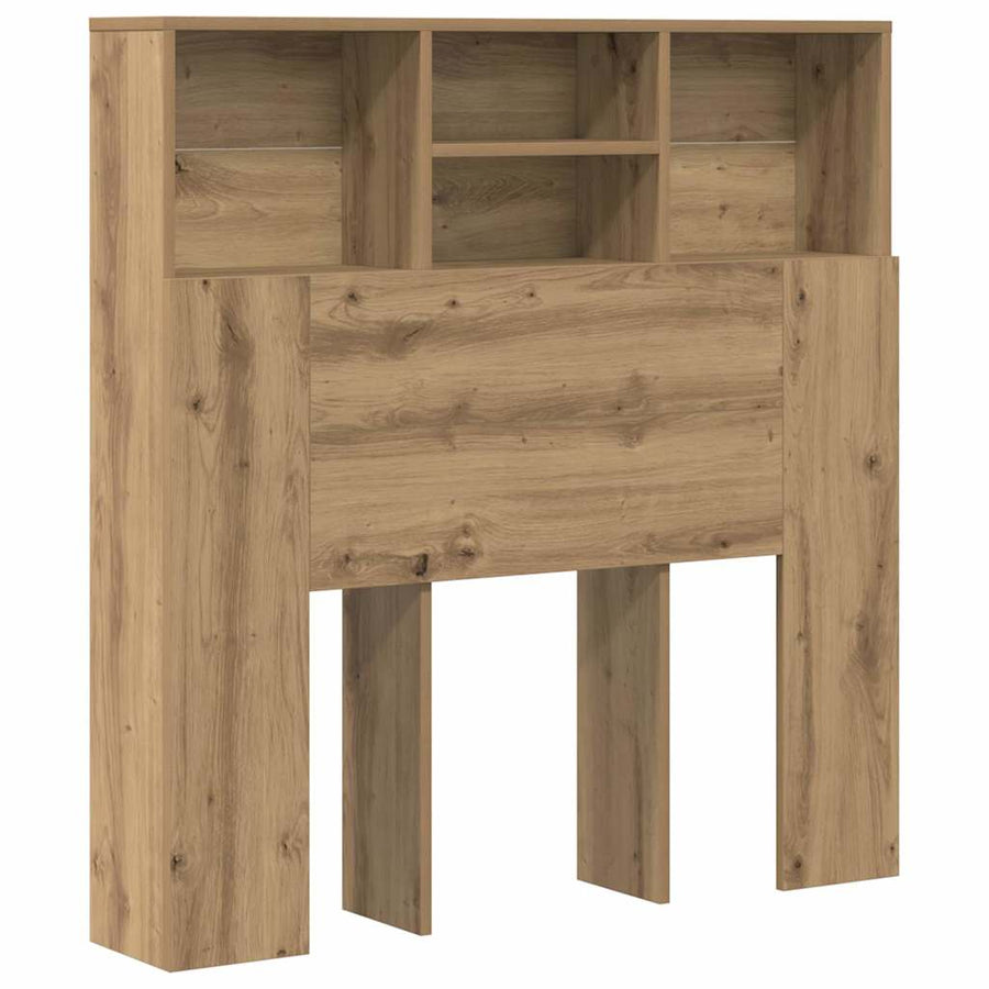 Hoofdeinde kas artisanaal eikenkleurig 100 x 19 x 103.5 cm