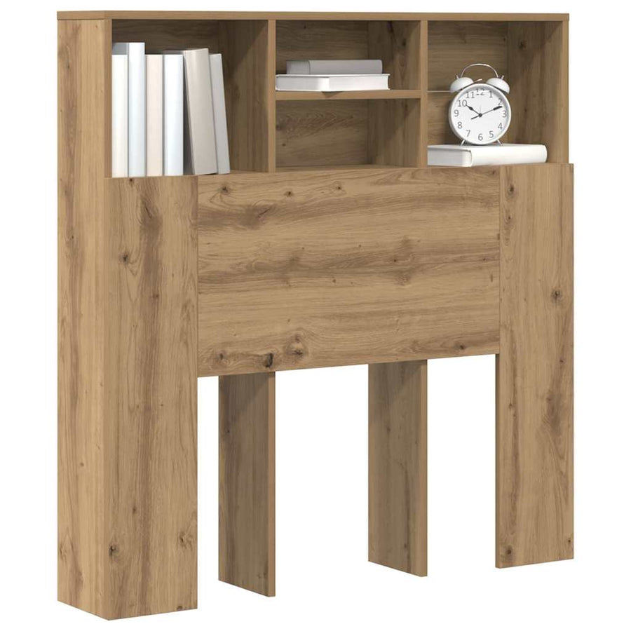 Hoofdeinde kas artisanaal eikenkleurig 100 x 19 x 103.5 cm