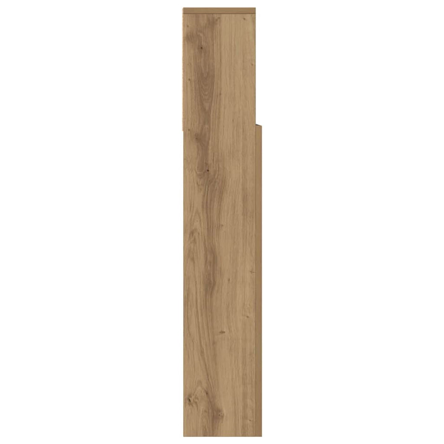 Hoofdeinde kas artisanaal eikenkleurig 100 x 19 x 103.5 cm