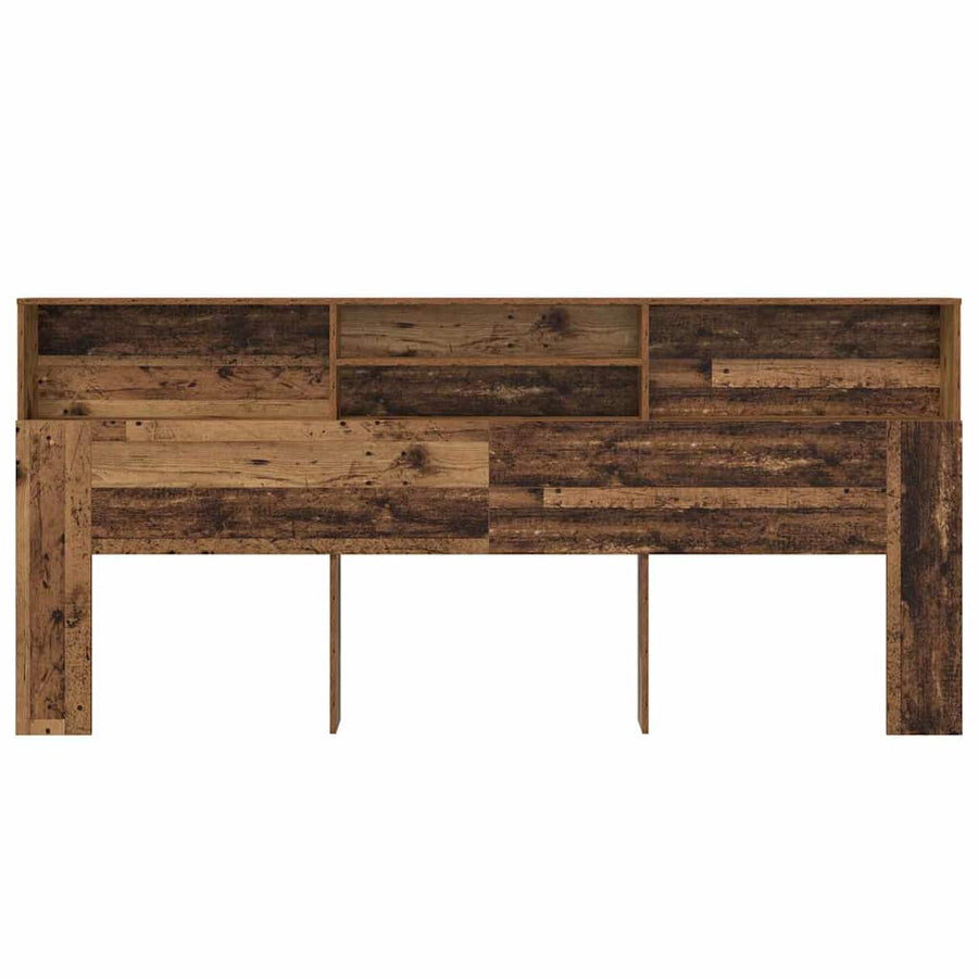 Hoofdeinde kas Oud hout 220 x 19 x 101,5 cm Bewerkt hout