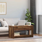 Salontafel 102x50x52.5 cm bewerkt hout bruin