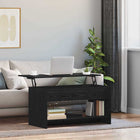 Coffee Table Black Oak 80 x 50.5 x 41.5 cm Engineered Wood