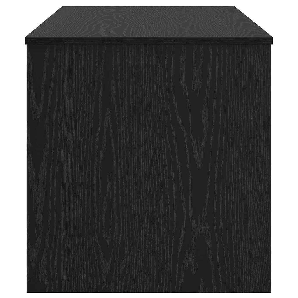 Salontafel Zwart eiken 102 x 50 x 52.5 cm Bewerkt hout