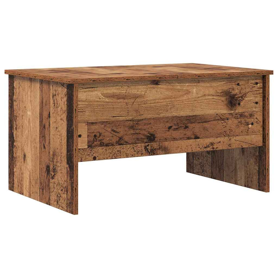 Salontafel Oud hout 80 x 50,5 x 42,5 cm Bewerkt hout