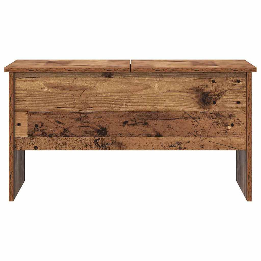Salontafel Oud hout 80 x 50,5 x 42,5 cm Bewerkt hout