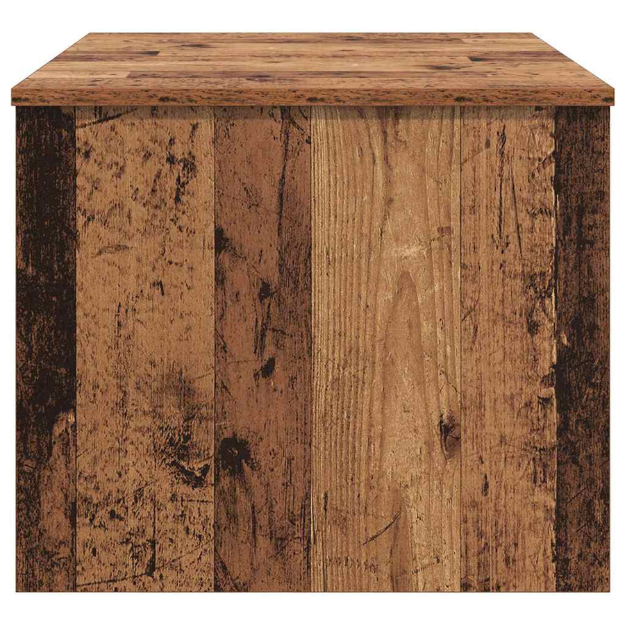 Salontafel Oud hout 80 x 50,5 x 42,5 cm Bewerkt hout