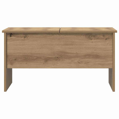 Salontafel artisanaal eikenkleurig 80 x 50,5 x 42,5 cm