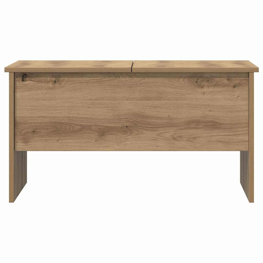 Salontafel artisanaal eikenkleurig 80 x 50,5 x 42,5 cm