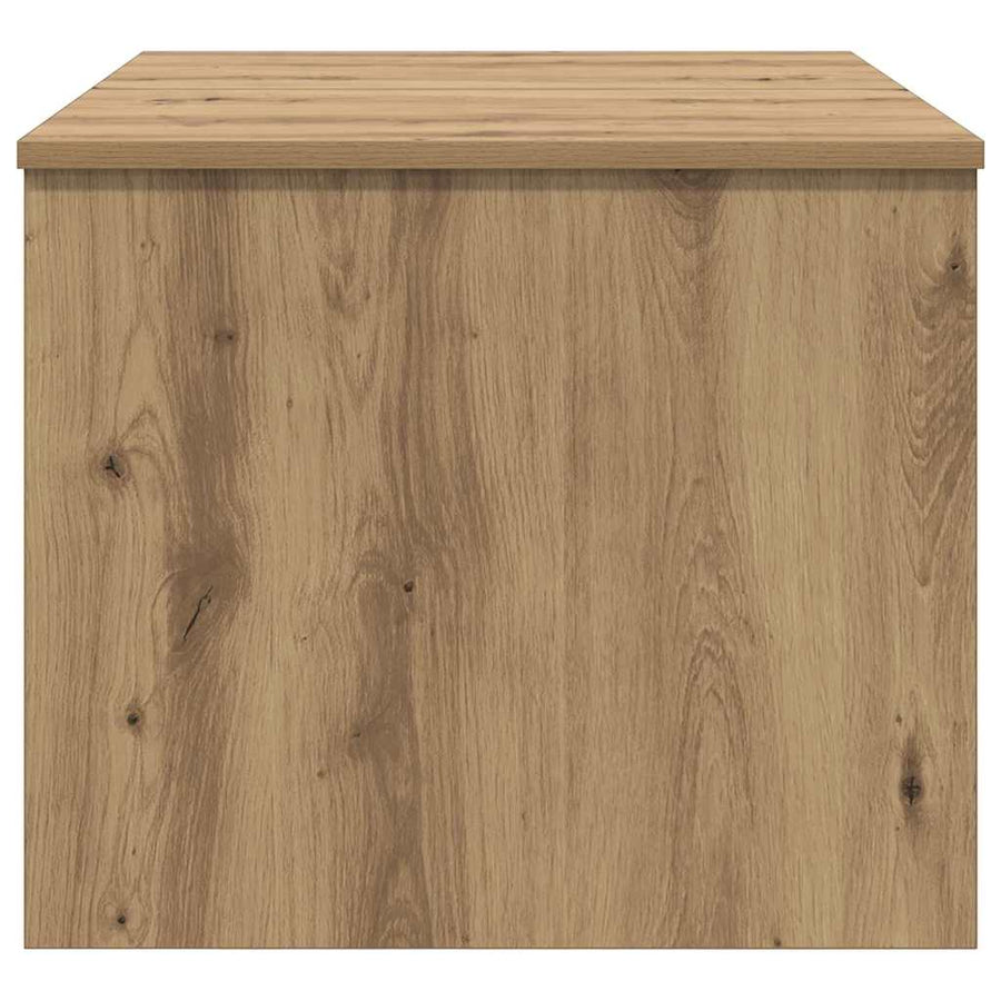 Salontafel artisanaal eikenkleurig 80 x 50,5 x 42,5 cm