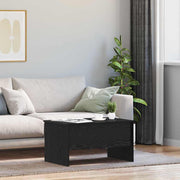 Salontafel zwart eiken 80x50,5x42,5 cm