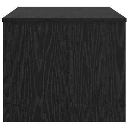 Salontafel Zwart eiken 80 x 50,5 x 42,5 cm Bewerkt hout