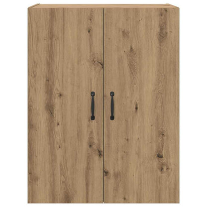 Hangkast artisanaal eikenkleurig 69.5 x 34 x 90 cm Bewerkt hout