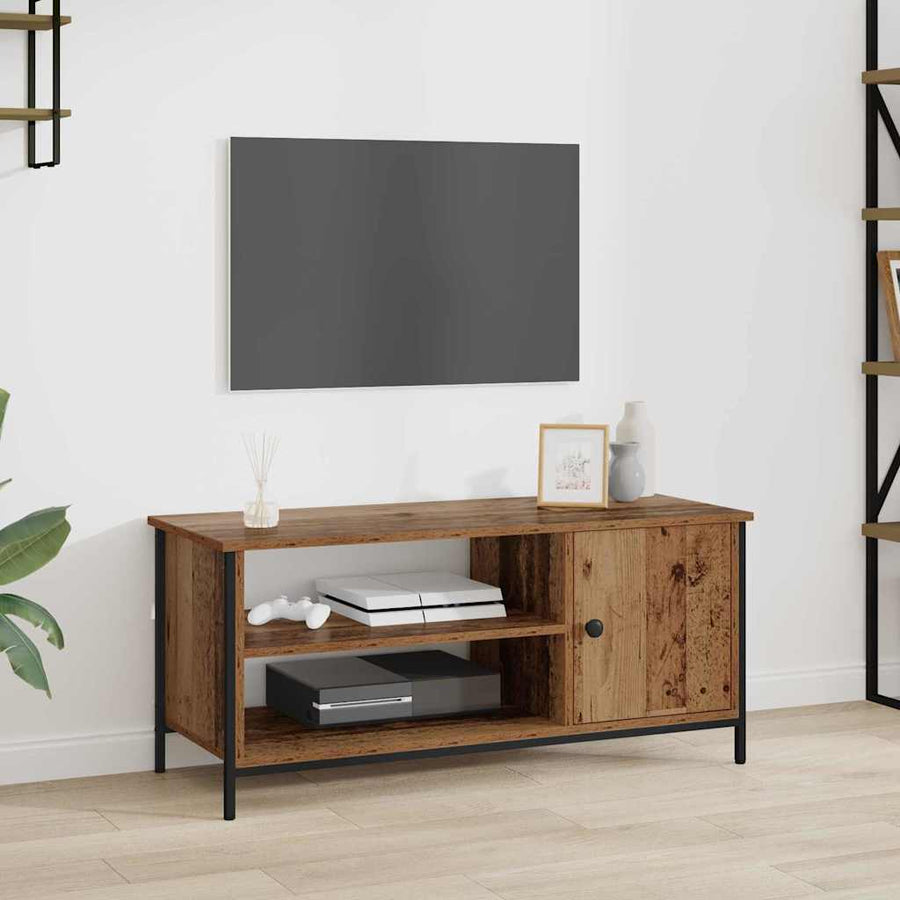 TV-kast Oud Hout 100 x 40 x 45 cm Bewerkt hout