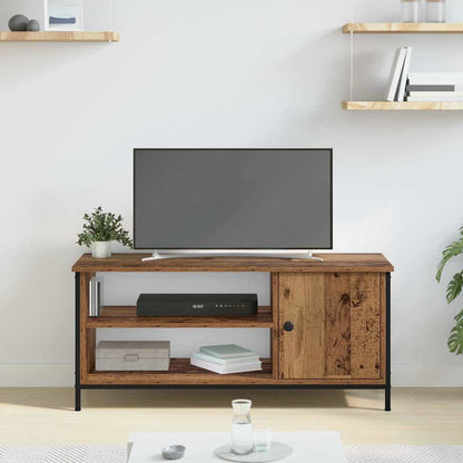 TV-kast Oud Hout 100 x 40 x 45 cm Bewerkt hout