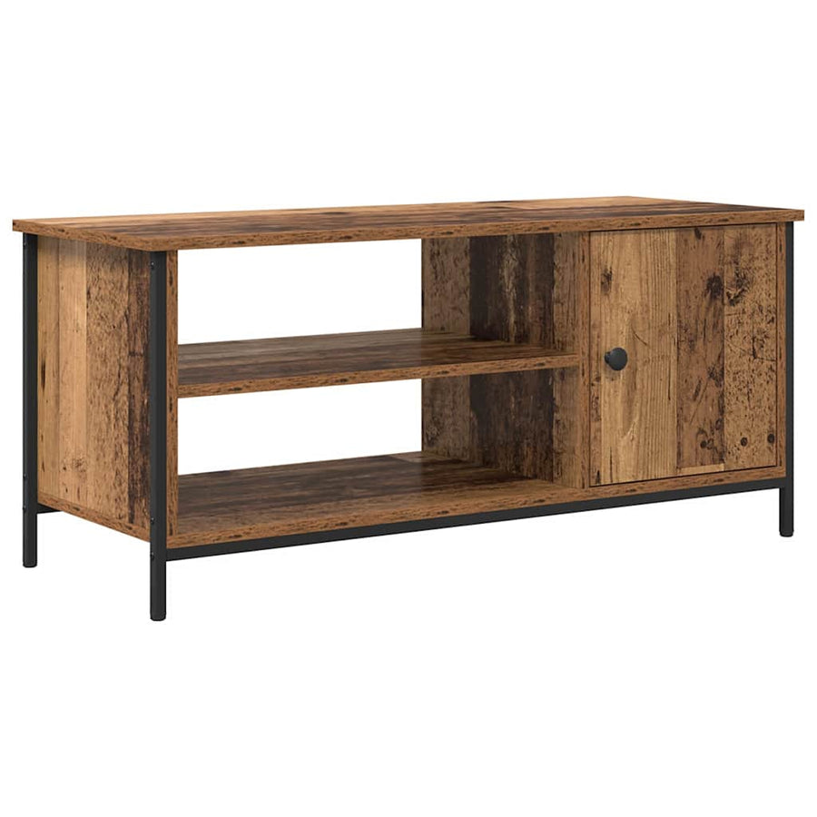 TV-kast Oud Hout 100 x 40 x 45 cm Bewerkt hout