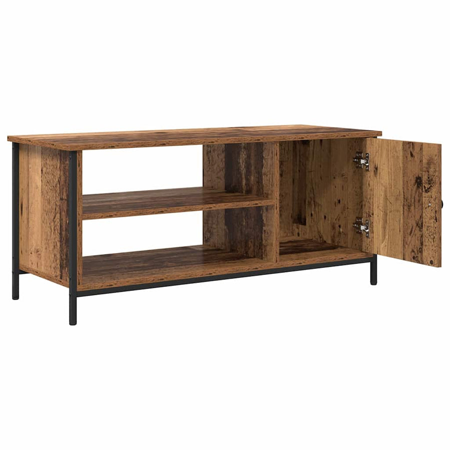 TV-kast Oud Hout 100 x 40 x 45 cm Bewerkt hout