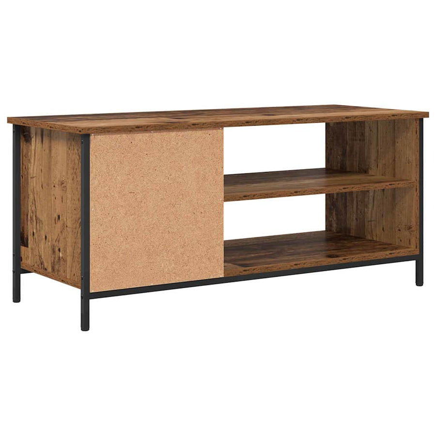 TV-kast Oud Hout 100 x 40 x 45 cm Bewerkt hout