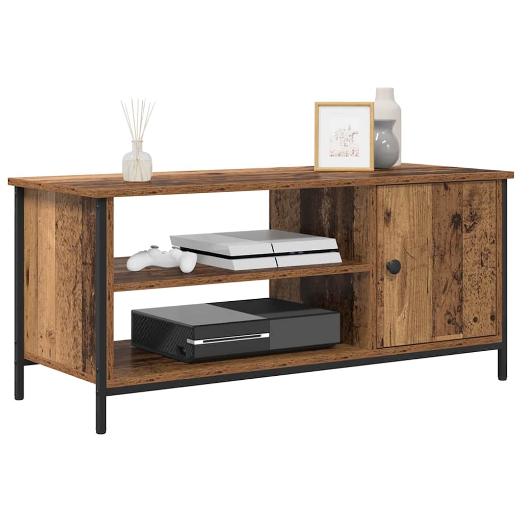 TV-kast Oud Hout 100 x 40 x 45 cm Bewerkt hout