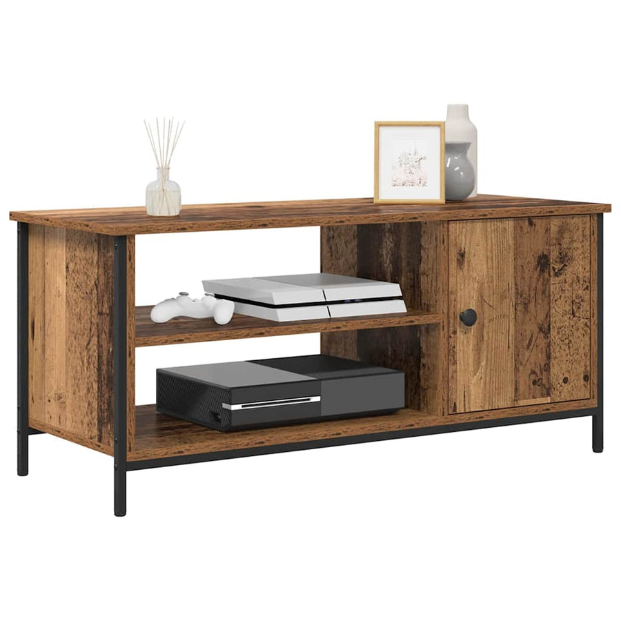 TV-kast Oud Hout 100 x 40 x 45 cm Bewerkt hout