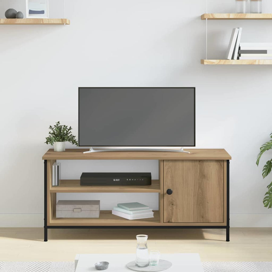 TV-kast Artisan Eiken 100 x 40 x 45 cm Bewerkt hout