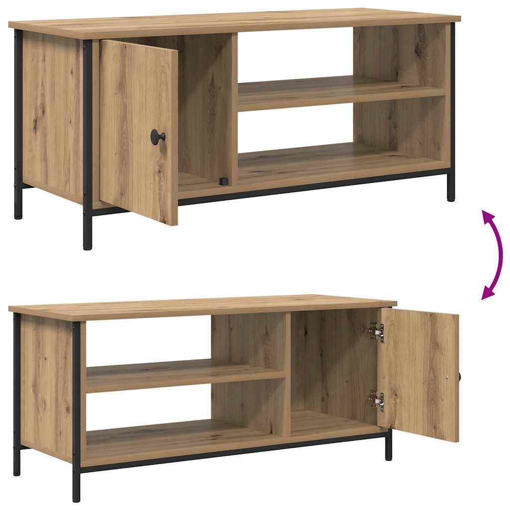 TV-kast Artisan Eiken 100 x 40 x 45 cm Bewerkt hout