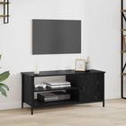 TV Cabinet Black Oak 100 x 40 x 45 cm Engineered Wood