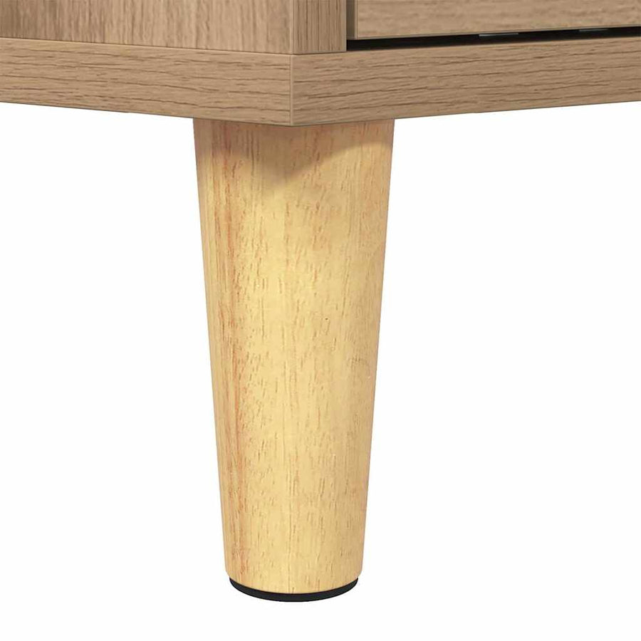 TV-kast artisanaal eikenkleurig 150 x 30 x 45 cm Bewerkt hout