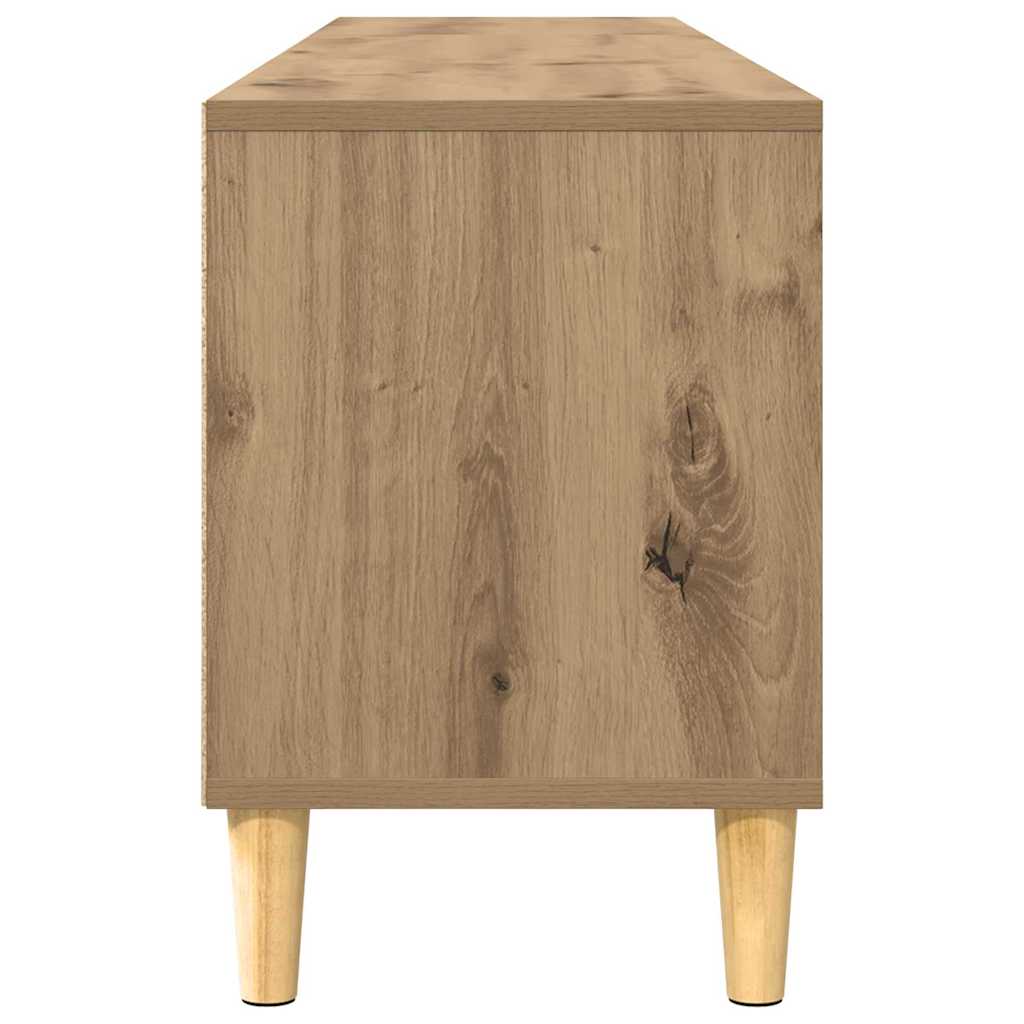 TV-kast artisanaal eikenkleurig 150 x 30 x 45 cm Bewerkt hout