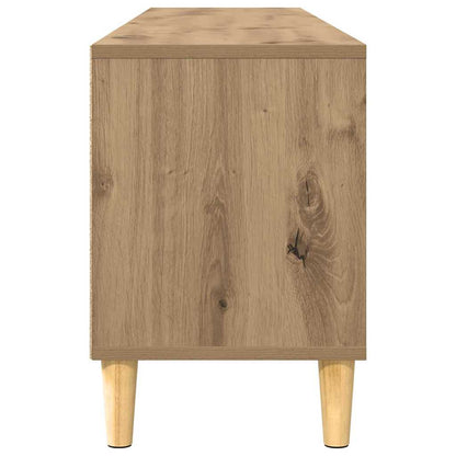 TV-kast artisanaal eikenkleurig 150 x 30 x 45 cm Bewerkt hout