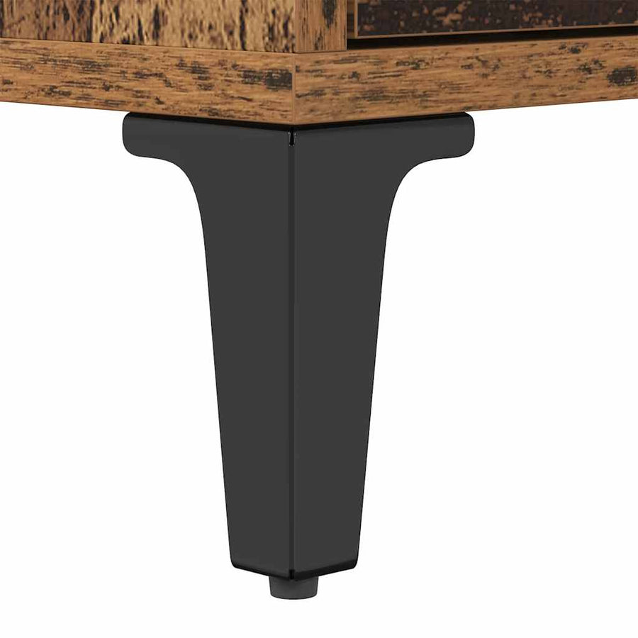 TV-kast Oud Hout 150 x 30 x 45 cm Gemonteerd hout en ijzer