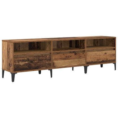 TV-kast Oud Hout 150 x 30 x 45 cm Gemonteerd hout en ijzer