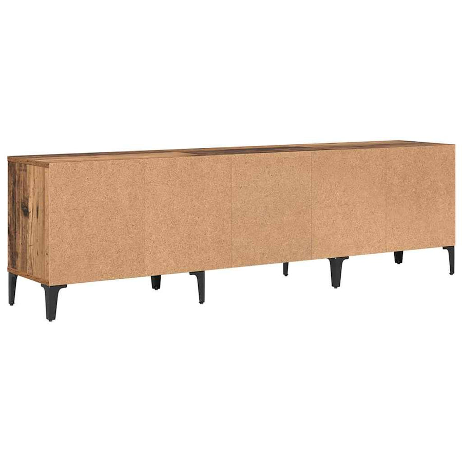 TV-kast Oud Hout 150 x 30 x 45 cm Gemonteerd hout en ijzer
