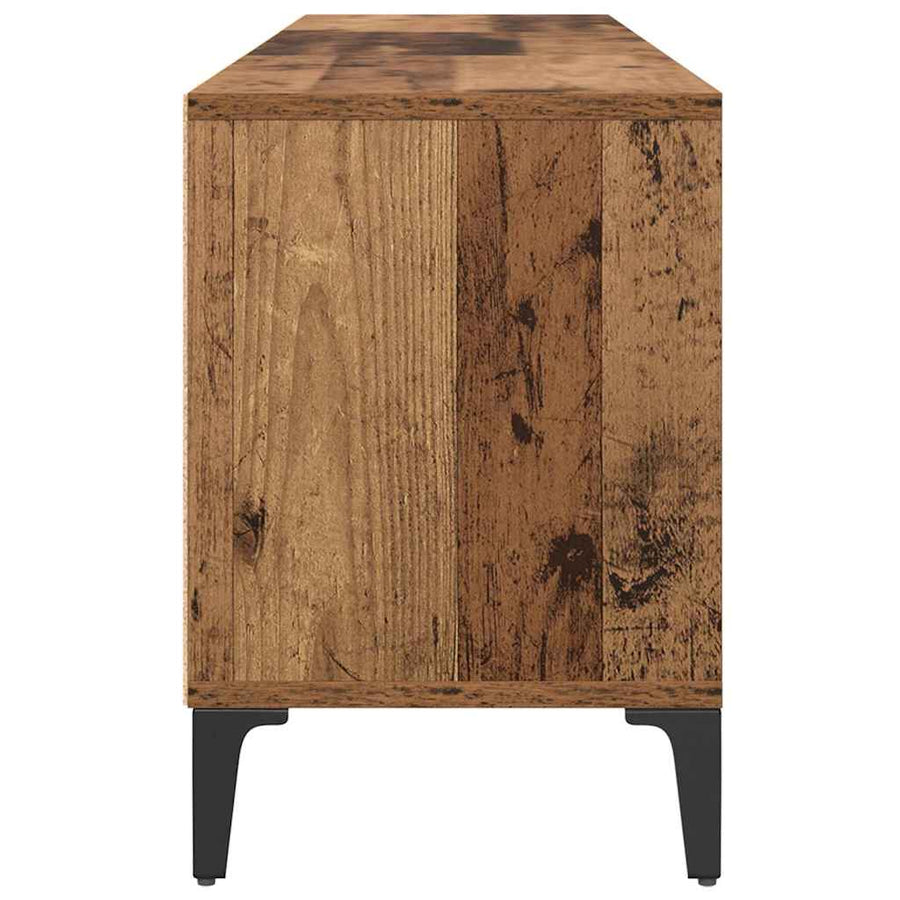 TV-kast Oud Hout 150 x 30 x 45 cm Gemonteerd hout en ijzer