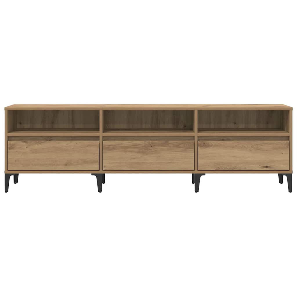 TV-kast Artisan Eiken 150 x 30 x 45 cm Gemonteerd hout en ijzer