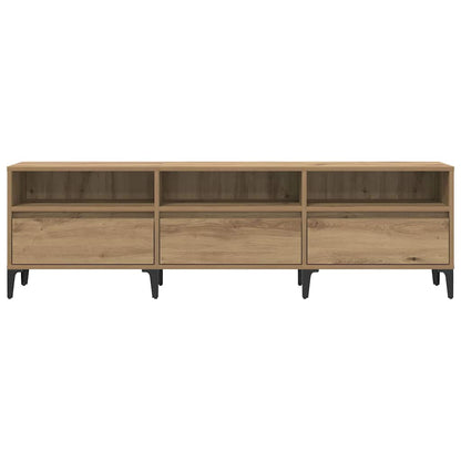 TV-kast Artisan Eiken 150 x 30 x 45 cm Gemonteerd hout en ijzer