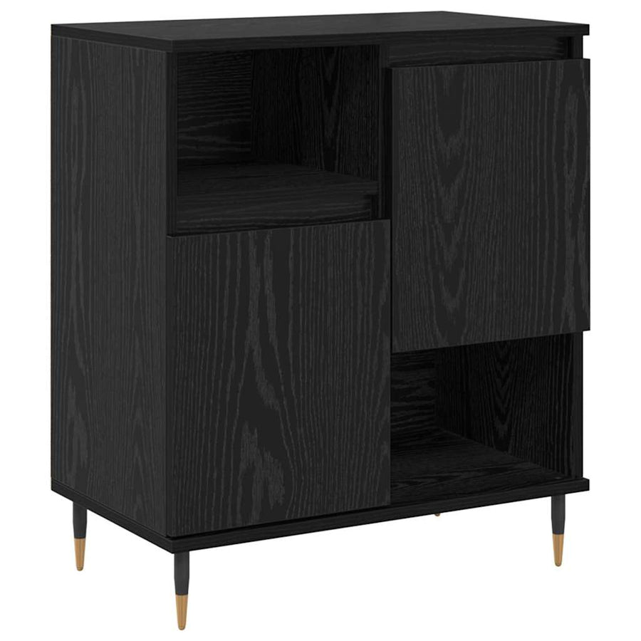Dressoir Zwart Eiken 60 x 35 x 70 cm