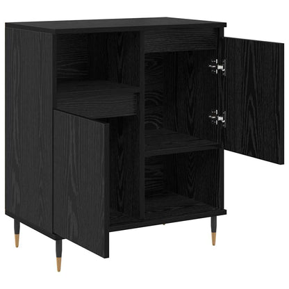 Dressoir Zwart Eiken 60 x 35 x 70 cm
