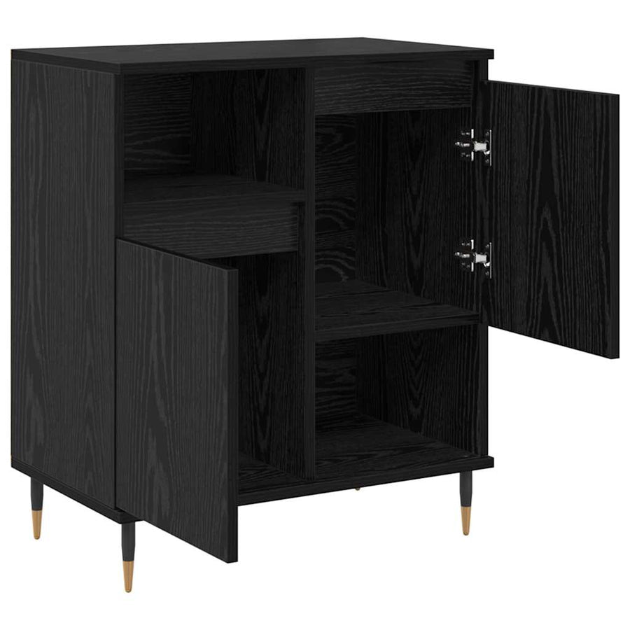 Dressoir Zwart Eiken 60 x 35 x 70 cm
