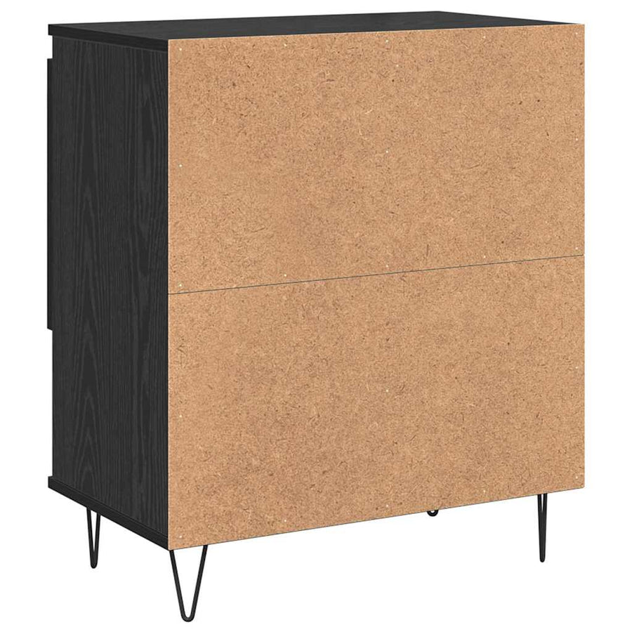 Dressoir Zwart Eiken 60 x 35 x 70 cm