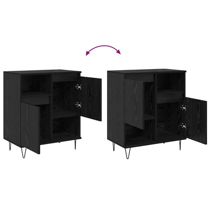 Dressoir Zwart Eiken 60 x 35 x 70 cm